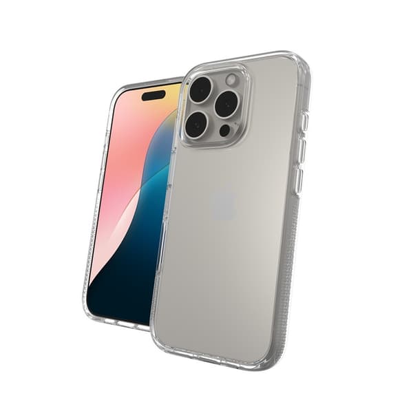 ZAGG iPhone 16 Pro Deksel Crystal Palace Transparent