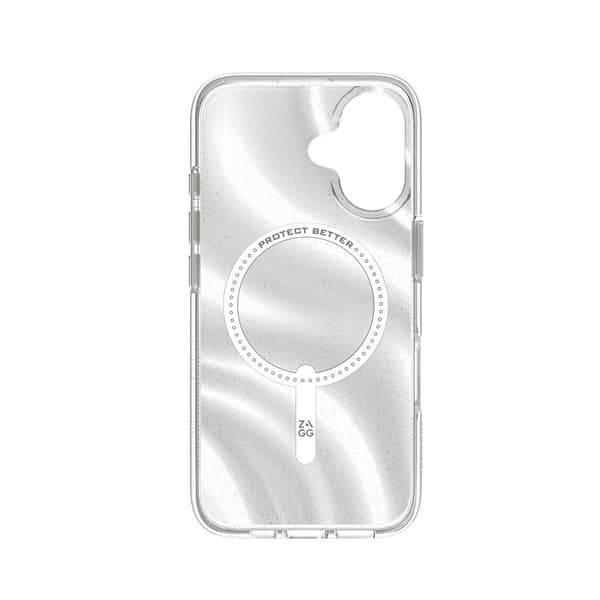 ZAGG iPhone 16 Pro Max Cover Milan Snap Swirl Glitter