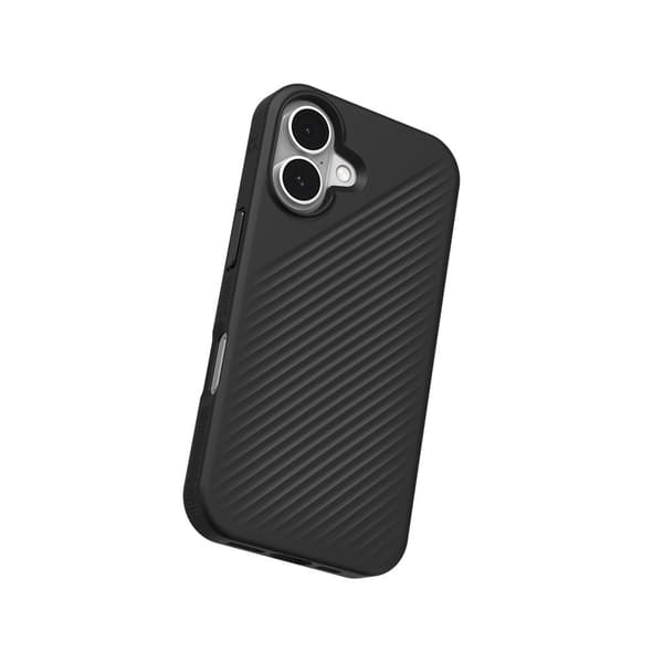 ZAGG iPhone 16 Kuori Luxe Snap Musta