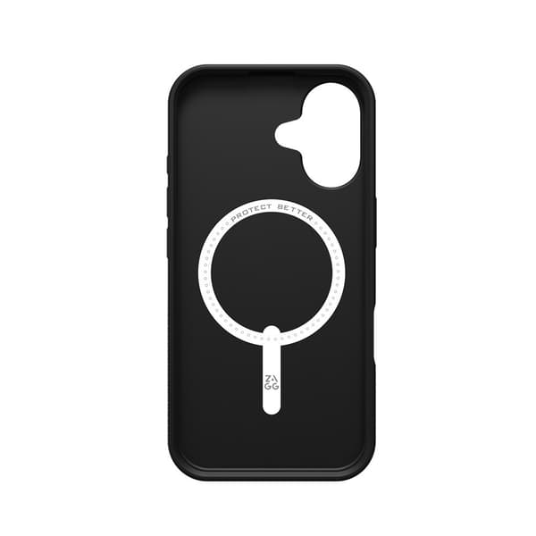 ZAGG iPhone 16 Kuori Luxe Snap Musta