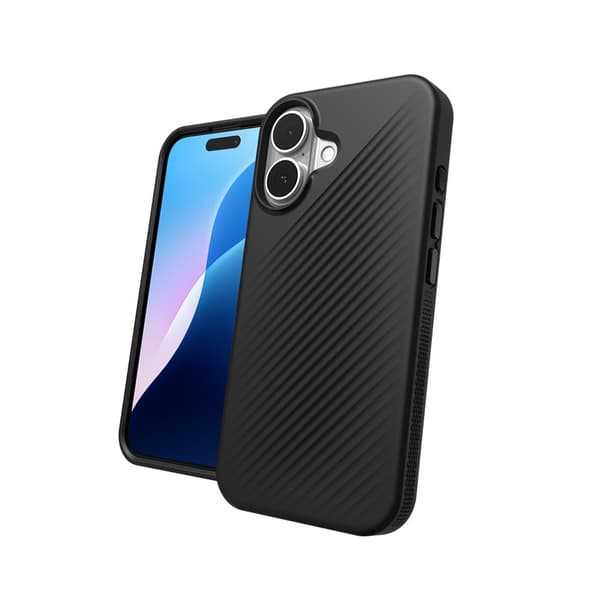 ZAGG iPhone 16 Kuori Luxe Snap Musta