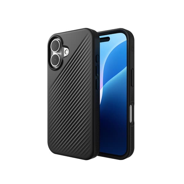 ZAGG iPhone 16 Kuori Luxe Snap Musta