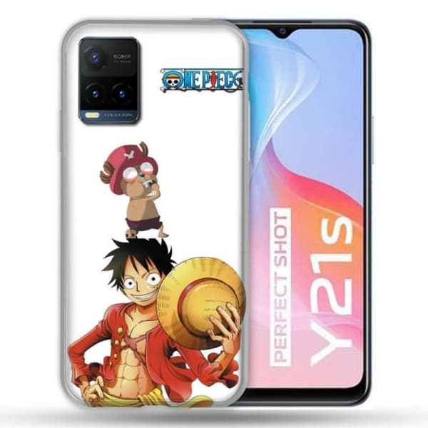 Fodral till Vivo Y21 / Y21S / Y33S Manga One Piece Chopper en storlek