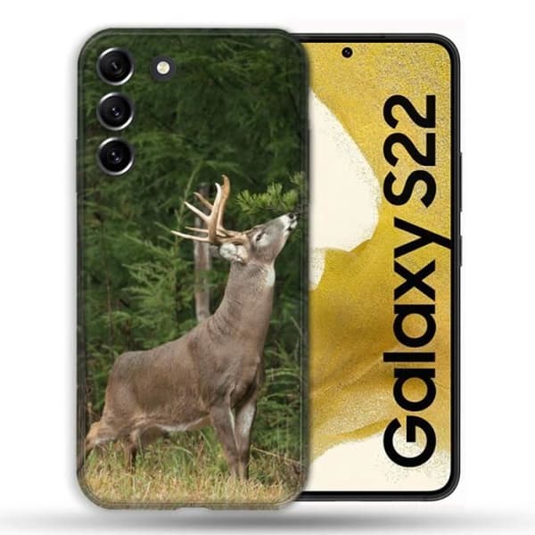 Fodral till Samsung Galaxy S22 Hunting Deer en storlek