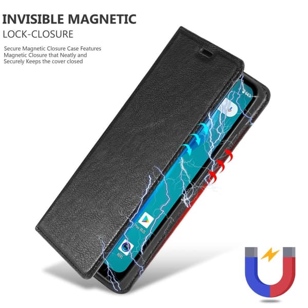 Oukitel C23 PRO Fodral Skal Plånboksfodral Case med magnetisk stängning, ståfunktion och kortficka