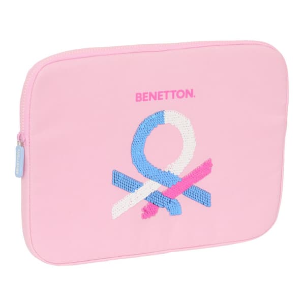 Laptopfodral Benetton Pink Rosa 15,6'' 39,5 x 27,5 x 3,5 cm