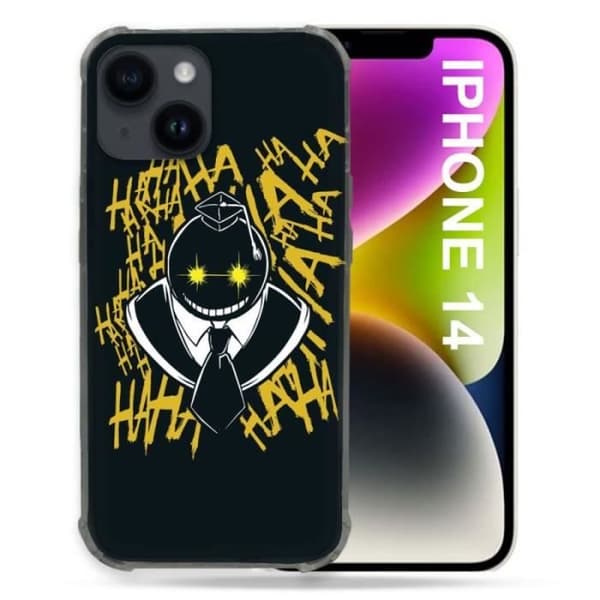 Fodral för Iphone 14 (6.1) Manga Assassination Classroom Kuro Svart en storlek