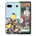 Miniatyrbild 1 av 3: Fodral för Google Pixel 6A Manga Assassination Classroom Kuro Trio en storlek