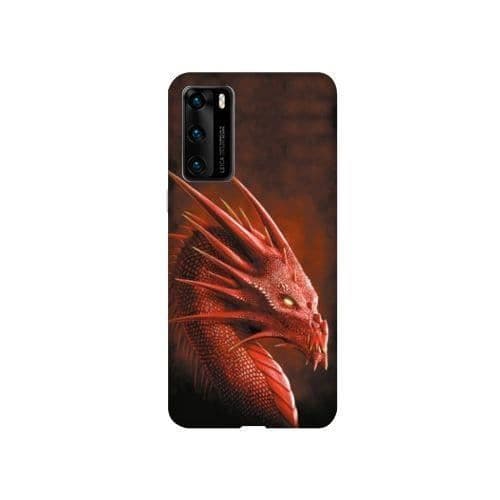 Fodral till Samsung Galaxy S20 Dragon Red en storlek