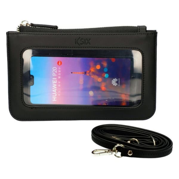 Mobilcover KSIX Håndtasker Universal (20 x 13 cm) - Sort