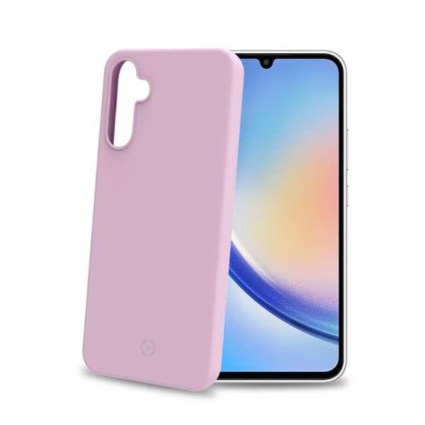 Mobilcover Celly Samsung Galaxy A34 5G Sort Pink
