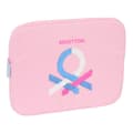 Miniatyrbilde 1 av 2: Deksel for Bærbar Datamaskin Benetton Pink Rosa 15,6'' 39,5 x 27,5 x 3,5 cm