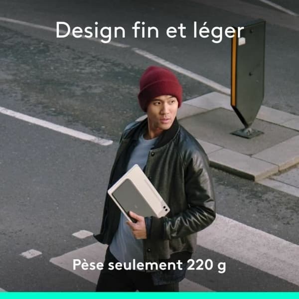 iPadetui + Tastatur Logitech Keys-to-Go 2