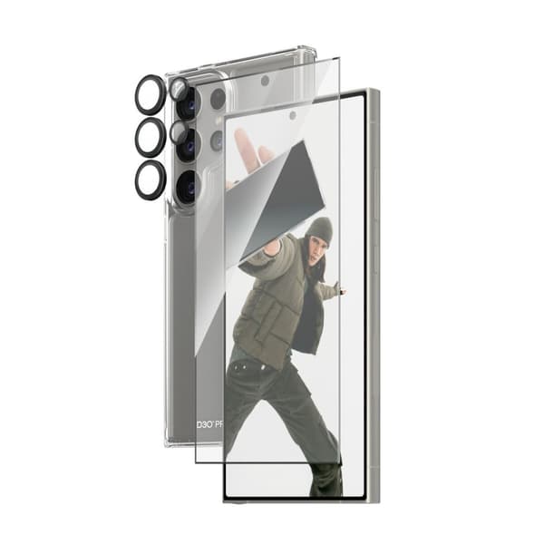 Mobilcover Panzer Glass B1212+7352 Gennemsigtig Galaxy S24 Ultra