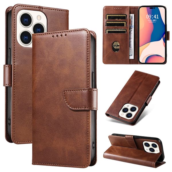 INF Vintage nahkakotelo iPhoneen iPhone 15