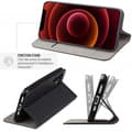 Miniatyrbild 3 av 4: JAYM Folio Fodral till Samsung Galaxy Xcover 5 - Svart - Magnetisk stativfunktion