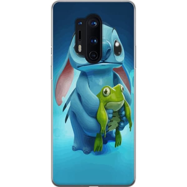 OnePlus 8 Pro Gjennomsiktig deksel Stitch og frosken