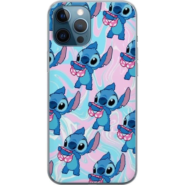 Apple iPhone 12 Pro Gennemsigtig cover Stitch Retro