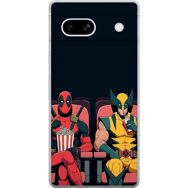 Google Pixel 7a Gennemsigtig cover Deadpool & Wolverine