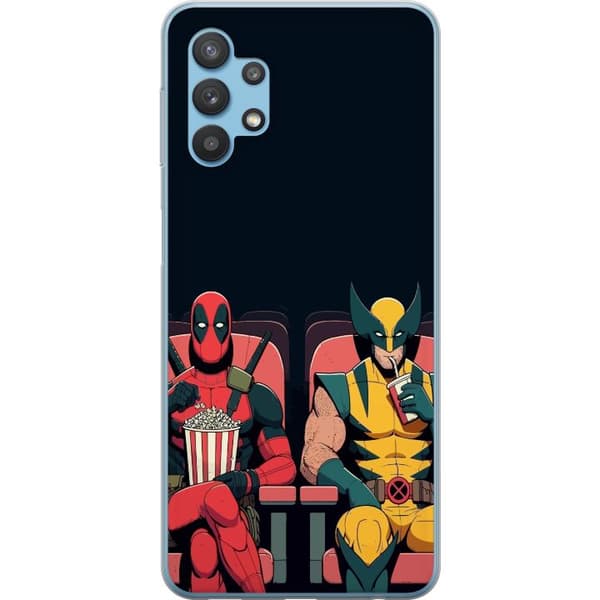 Samsung Galaxy A32 5G Genomskinligt Skal Deadpool & Wolverine