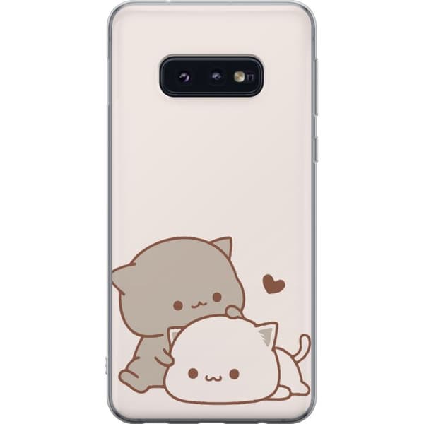 Samsung Galaxy S10e Läpinäkyvä kuori Kawaii Söpö Kissat