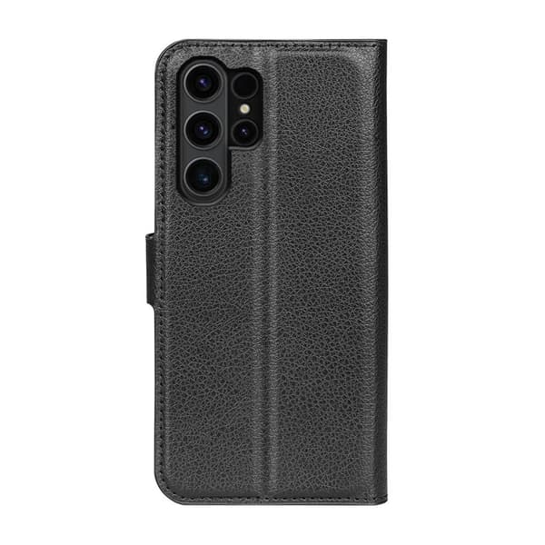 Samsung Galaxy S24 Ultra Plånboksfodral med Stativ - Brun