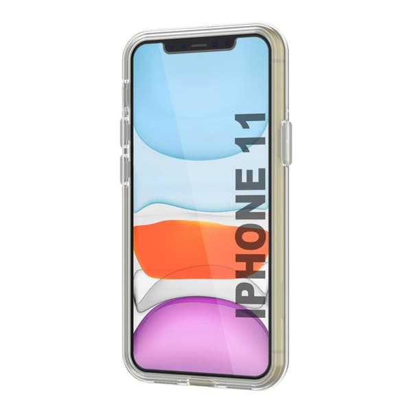 iPhone 11 Mobilskal med Korthållare TPU - Transparent
