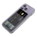 Pikkukuva 5 / 5: iPhone 15 Pro Max Mobilskal med Korthållare TPU - Transparent