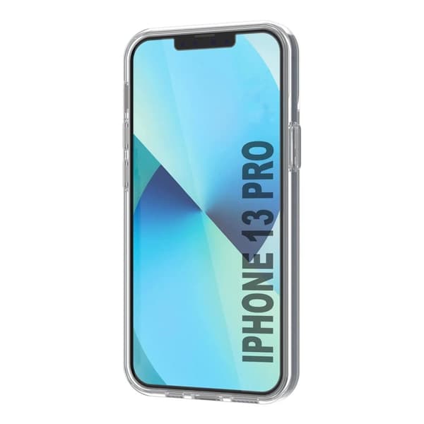 iPhone 13 Pro Mobilskal med Korthållare TPU - Transparent