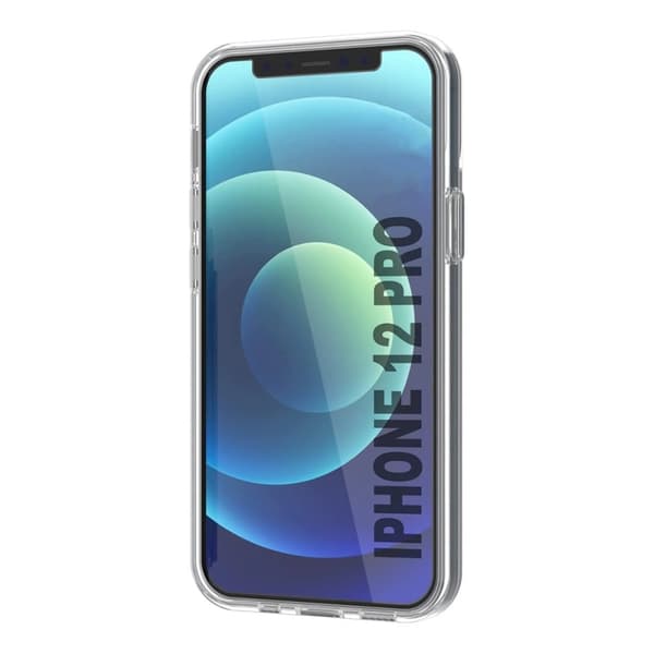 iPhone 12/12 Pro Mobilskal med Korthållare TPU - Transparent