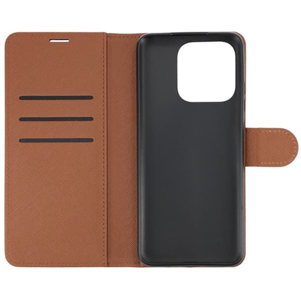 Xiaomi Redmi 12c Plånboksfodral med Stativ - Brun