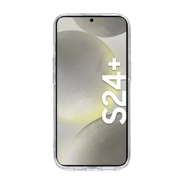 Samsung Galaxy S24 Plus Mobilskal med Korthållare och Stativ - Transparent