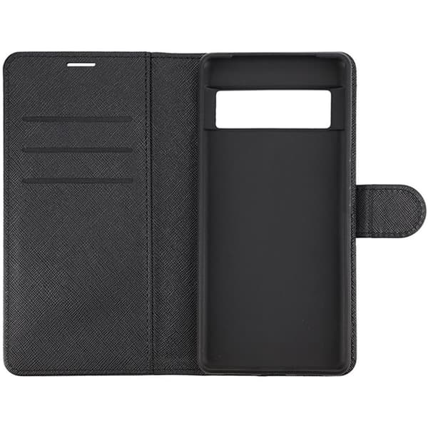 Google Pixel 7 Plånboksfodral med Stativ - Black