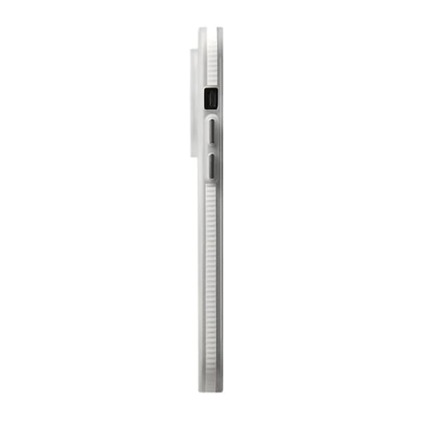 iPhone 15 Pro Mobilskal Korrugerad med Magsafe Rvelon - Vit