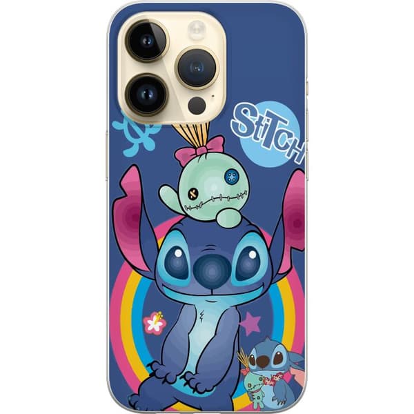 Apple iPhone 14 Pro Läpinäkyvä kuori Stitch ja ystävä