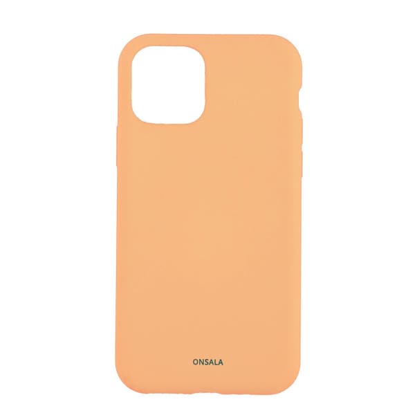 Mobilcover med Silikonefølelse Abrikos - iPhone 11/XR