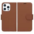 Miniatyrbillede 1 af 5: iPhone 16 Pro Plånboksfodral med Stativ - Brun