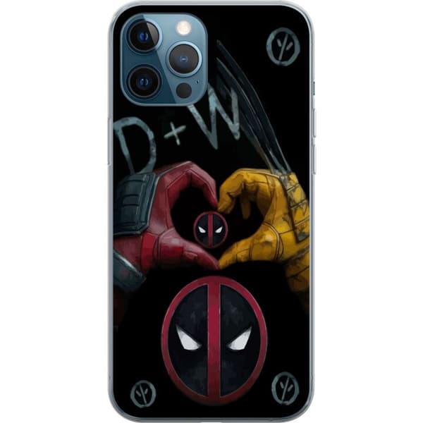 Apple iPhone 12 Pro Gjennomsiktig deksel Deadpool & Wolverine Kjærlighet