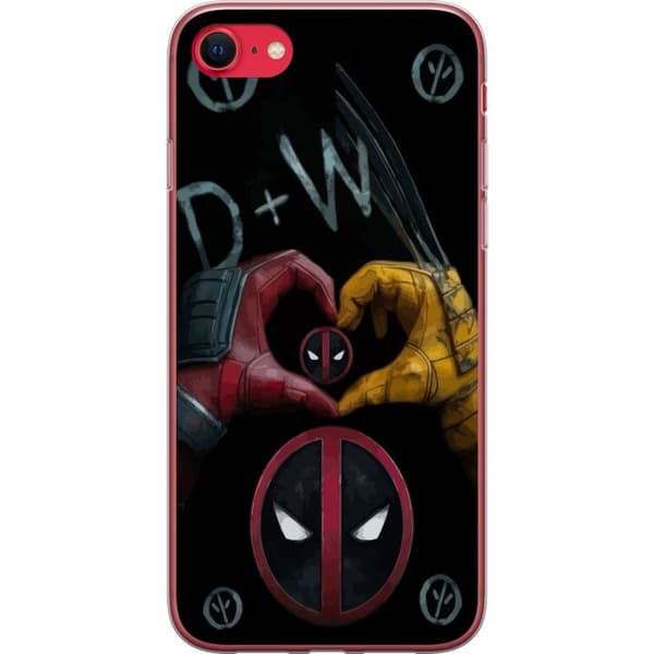 Apple iPhone SE (2020) Läpinäkyvä kuori Deadpool & Wolverine Rakkaus