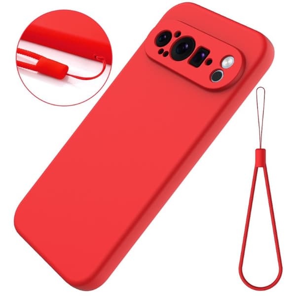 Liquid silikon skal Google Pixel 9 Pro - China Red