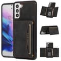 Miniatyrbild 1 av 4: INF Tri-Fold PU-läderplånboksfodral med korthållare för Samsung Samsung Galaxy S21