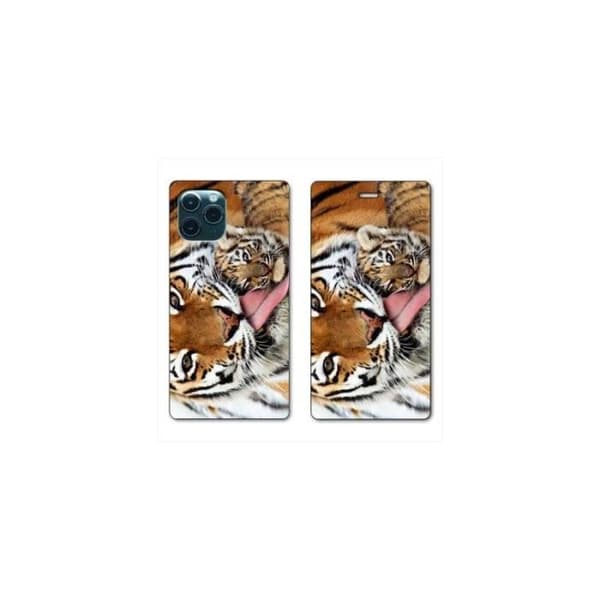 Läderplånboksfodral för Huawei P40 Pro baby tiger one size