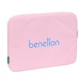 Miniatyrbilde 2 av 2: Deksel for Bærbar Datamaskin Benetton Pink Rosa (34 x 25 x 2 cm)