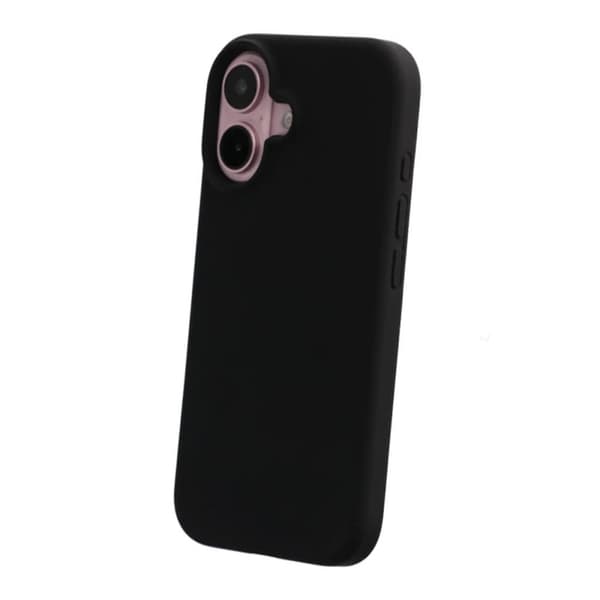 iPhone 16 Mobilskal Silikon - Svart