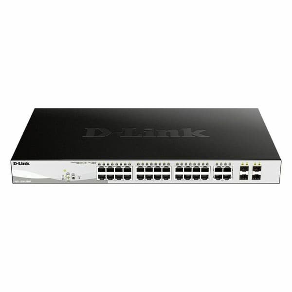 Switch D-Link Smart Plus Svart/Grå Svart, Grå