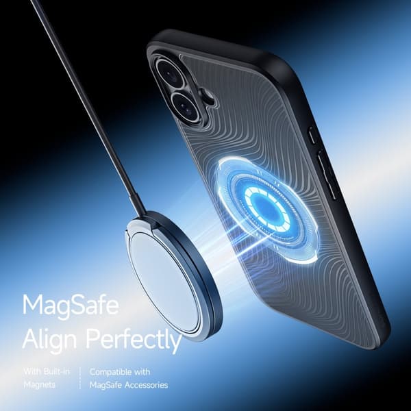 DUX DUCIS iPhone 16 Kuori Aimo Series MagSafe Musta