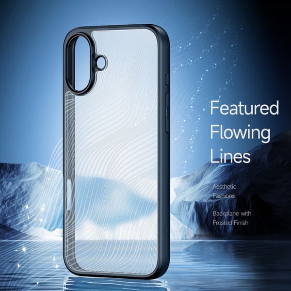 DUX DUCIS iPhone 16 Kuori Aimo Series Musta