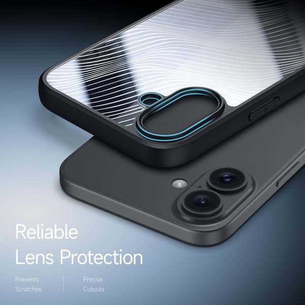 DUX DUCIS iPhone 16 Kuori Aimo Series Musta
