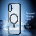 Miniatyrbillede 6 af 10: DUX DUCIS iPhone 16 Plus Cover Aimo Series MagSafe Kickstand Sort