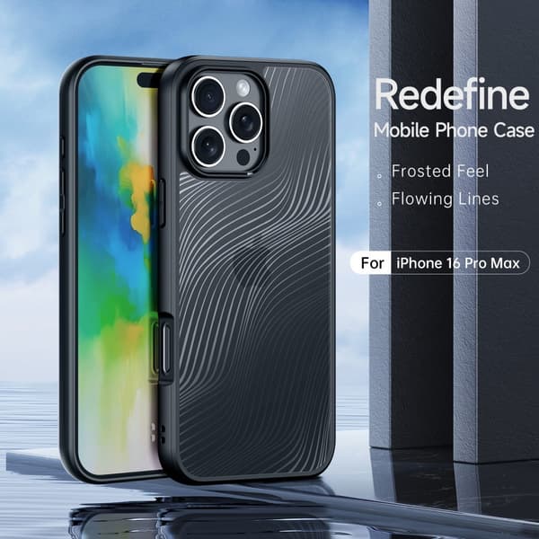 DUX DUCIS iPhone 16 Pro Kuori Aimo Series Musta